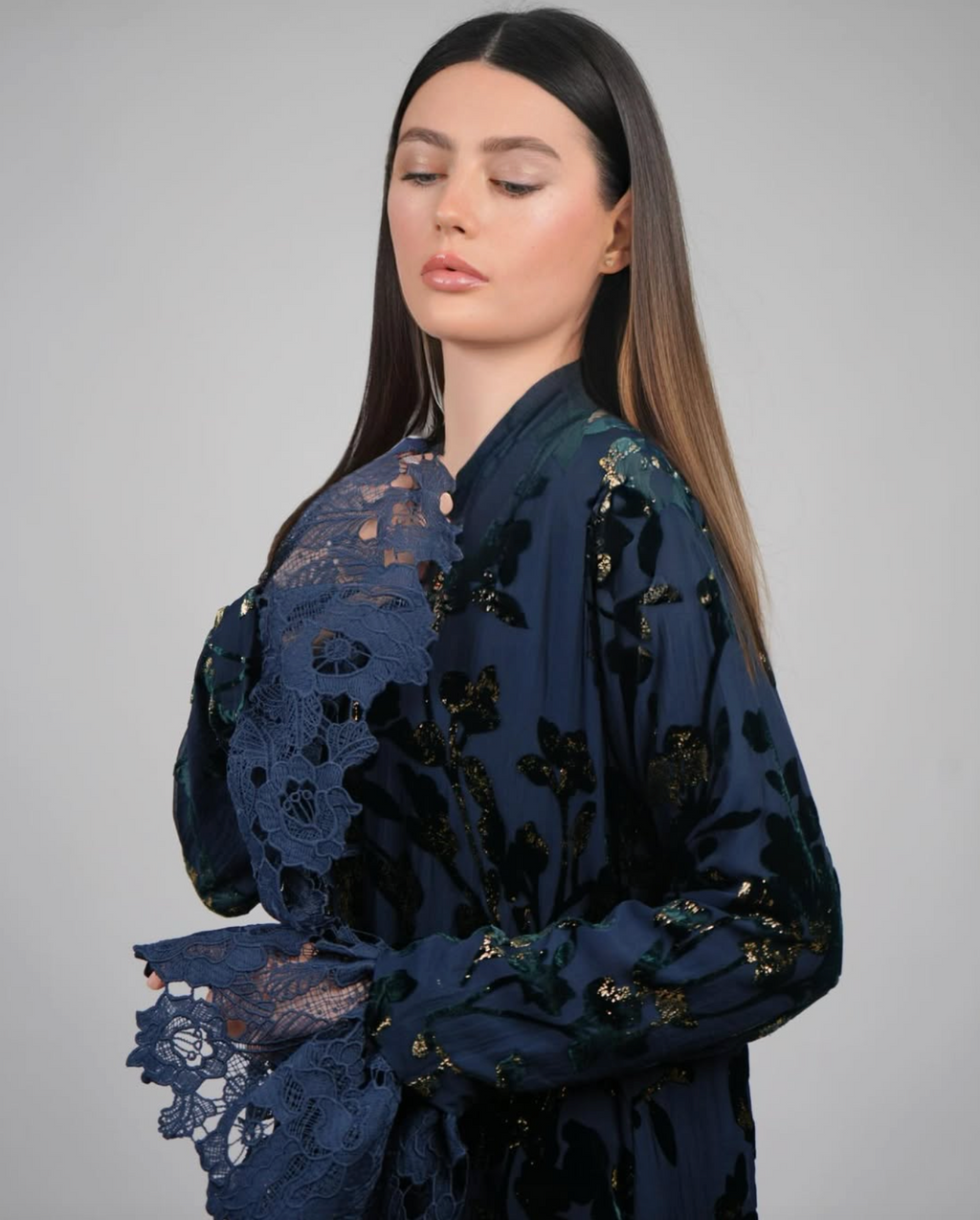 The "Indigo Royale" Abaya