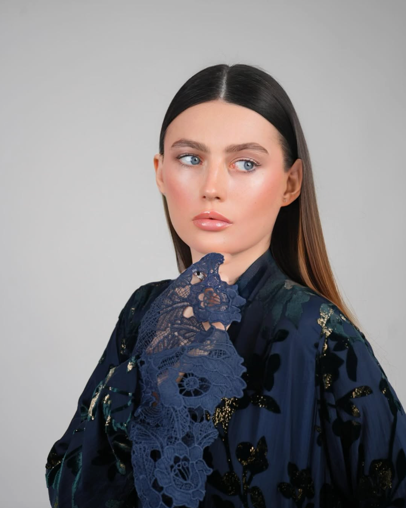 The "Indigo Royale" Abaya