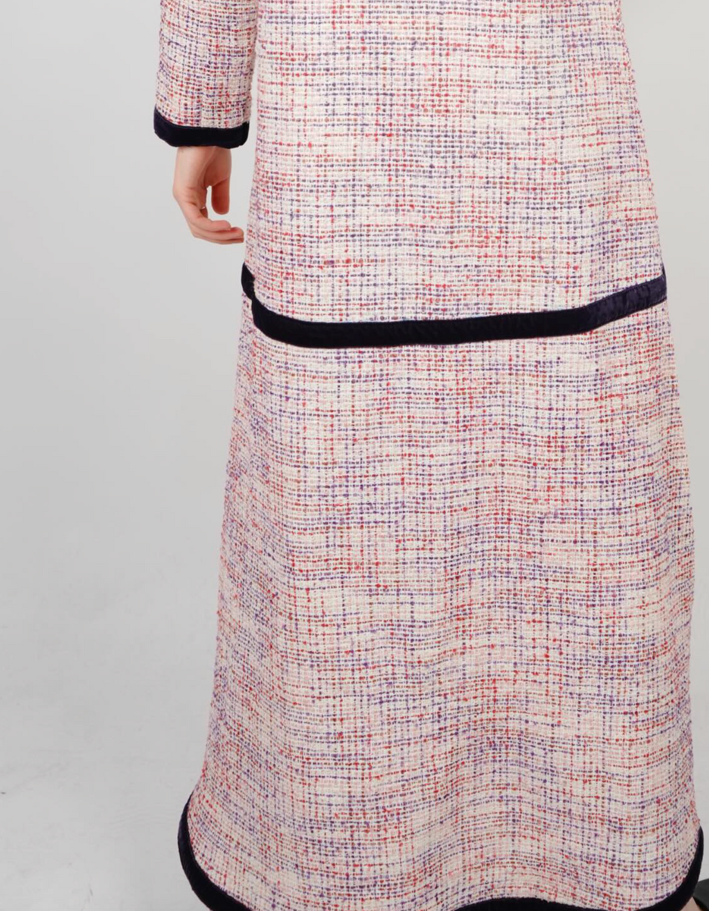 The "Blush Tweed" Abaya